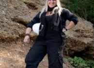 Sara Acconci, az ásatásokon dolgozó régésznő