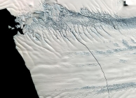 Az antarktiszi Pine-sziget gleccsere