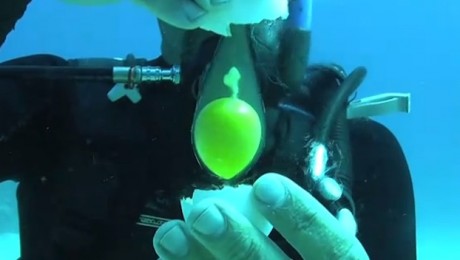 Mi történik, ha a víz alatt ütsz fel egy tojást?