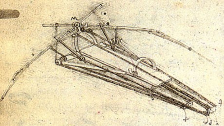 Leonardo da Vinci először próbálta ki a maga által készített repülőszerkezetét