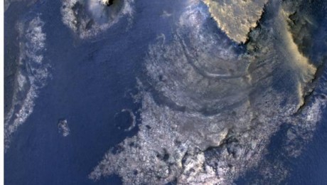 A marsi kráter egykor felszín alatti vizekkel táplálkozó tó lehetett